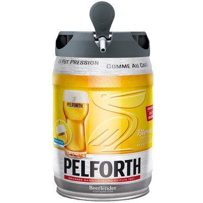 Pelforth Blonde bière blonde régionale du Nord Fût pression 5L 5.8°