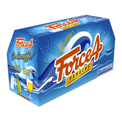 Force 4 0.4% 10x25cl Light Panaché Drink