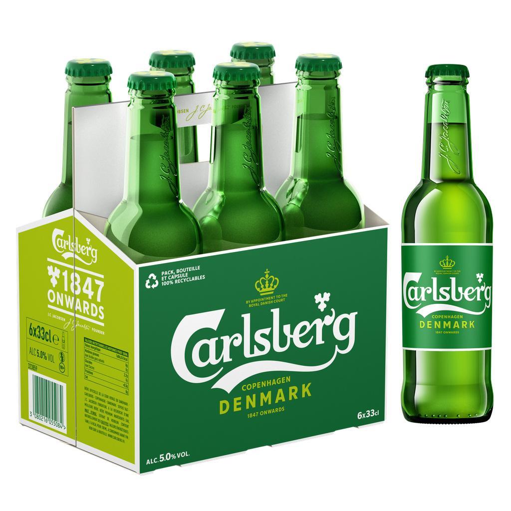 CARLSBERG BEER 6X33