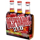 Desperados Red - Bière aromatisée au spiritueux Cachaça, Fruits rouges, Guarana -3x33cl - 5.9°
