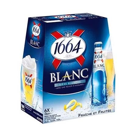 1664 Blanc – Six 250 ml bottles, 5.0% alcohol by volume