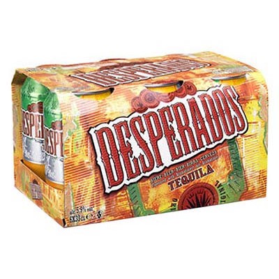 Desperados Original - Flavoured Beer with an Agave-Based Spirit - 6x33cl Cans - 5.9%