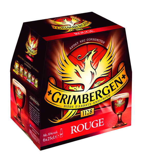 Grimbergen Abbey Beer 6x25cl GRIMBERGEN ROUGE 5.5% ABV