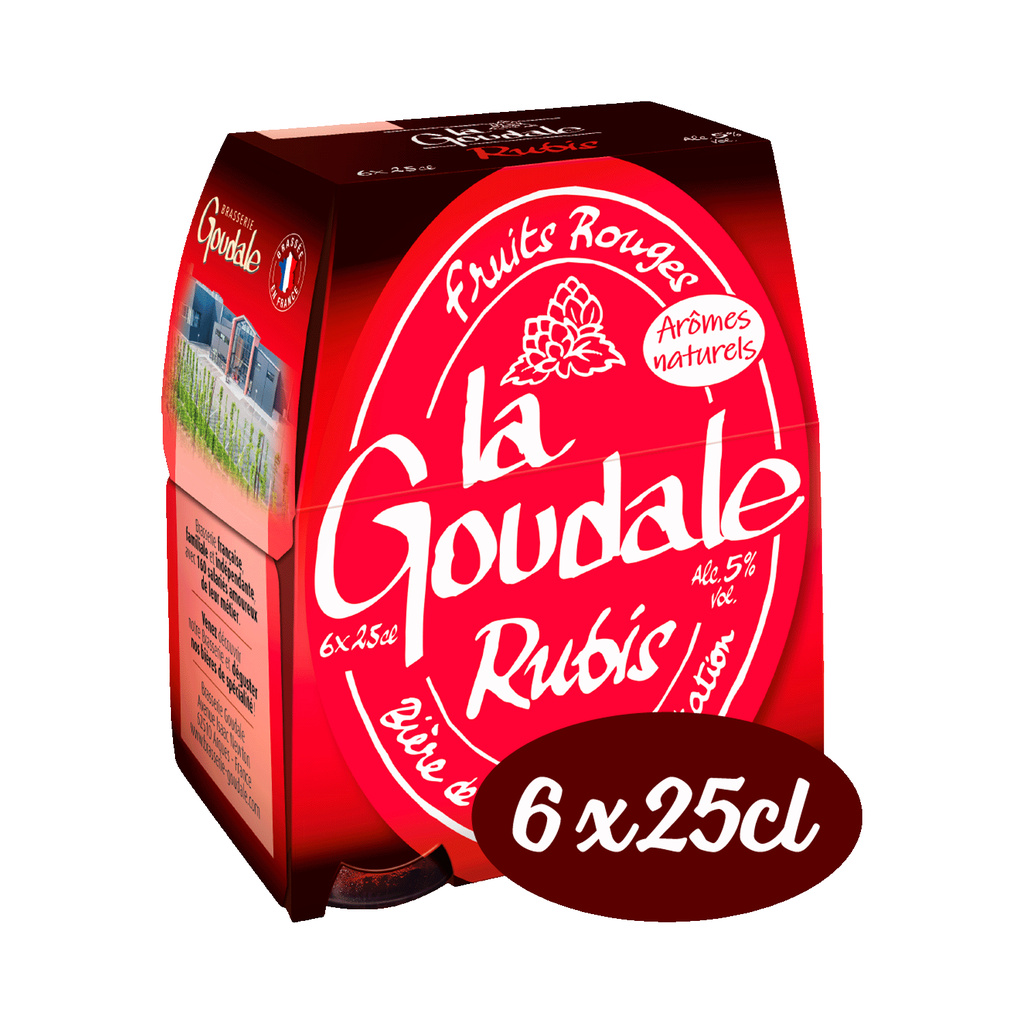 LA GOUDALE RUBIS PACK 6x25cl 5°