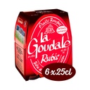 LA GOUDALE RUBIS PACK 6x25cl 5°