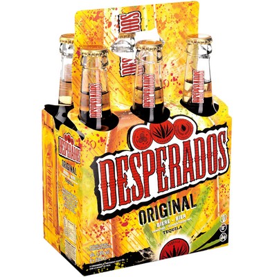 Desperados Original - Flavored beer with agave-based spirit - 6x33 cl bottles - 5.9%