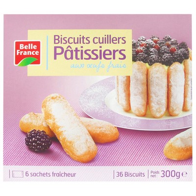 Pâtissier Ladyfinger Biscuits x36 Belle France 300g