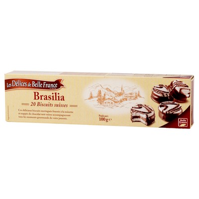 BRASILIA SWISS BISCUITS X 20 DBF BOX 100 G