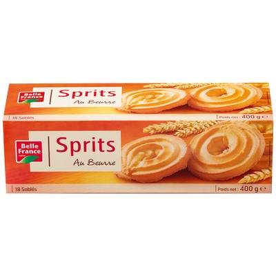 SPRITS AU BEURRE X 18 BF ETUI 400 G