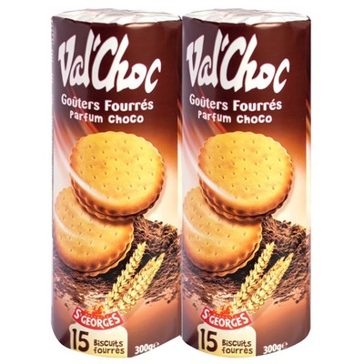 2x300g Val'choc Filled Snack Cakes