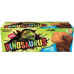 [01381] LOTUS DINOSAURUS Original Chocolat lait 225g (4x3p)