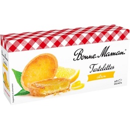 [15447] BONNE MAMAN - BISCUITS TARTELETTES CITRON X9 SACHETS - LA BOITE DE 125G
