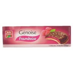 [27312] GENOISE FRAMBOISE X 12 BF ETUI 150 G