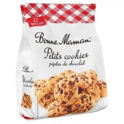[33527] BONNE MAMAN - BISCUITS PETITS COOKIES PÉPITES DE CHOCOLAT X22 - LE PAQUET DE 250G