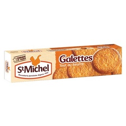 [21120] 041278 ST MICHEL - GALETTES AU BEURRE - 4 SACHETS DE 5 GALETTES - LE PAQUET DE 130G