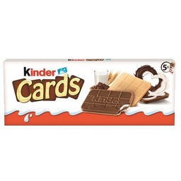 [21750] Biscuits Kinder Cards lait et cacao 2x5 - 128g