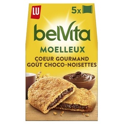 [68516] Belvita Le Moelleux Coeur Gourmand Chocolat Noisettes 250g