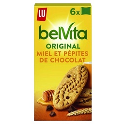 [21844] Belvita Miel Et Pépites De Chocolat 435g