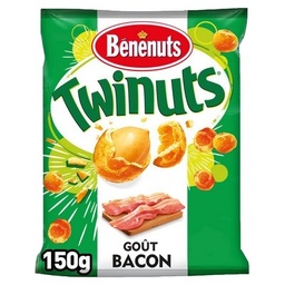 [56643] Bénénuts Twinuts saveur bacon grillé 150 g
