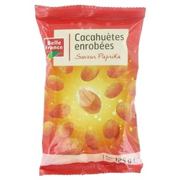 [02296] CACAHUETE ENROBEE SAV PAPRIKA BF SACHET 125 G
