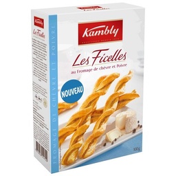 [02230] FICELLES CHEVRE POIVRE 100G - KAMBLY - 100g