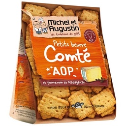 [03894] Petits beurre apéritif Comté AOP et poivre de Madagascar 100g