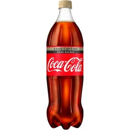 [17711] COCA-COLA SANS SUCRES SANS CAFEINE PET 1.25L CONTOUR