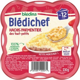 [13079] BLEDICHEF 230g Hachis Parmentier des tout-petits Dès 12 mois