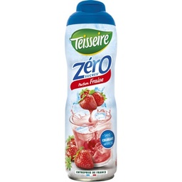 [09478] Boisson concentrée à diluer Fraise zéro sucres TEISSEIRE bidon 60cl