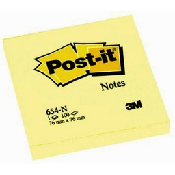 [39210] POST-IT JAUNE 100F 76X76