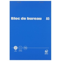 [26517] PTX100 FEUILLE BLOC BUREAU A5 ULMANN