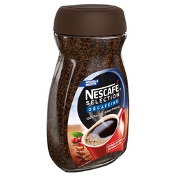 [22028] NESCAFÉ Sélection Décaféiné, Café Soluble, Flacon de 200g