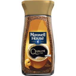 [22007] MAXWELL HOUSE QUALITE FILTRE CAFE SOLUBLE BOCAL 200 GR