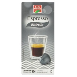 [30454]  RISTRETTO COFFEE CAPSULE X10 BELLE FRANCE