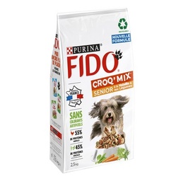 [25965] FIDO CROQ MIX : Volaille, Légumes - 2,5 KG - Croquettes pour chiens adultes de plus de 7 ans