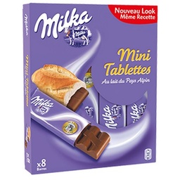 [67036] Milka Mini tablettes Lait 8x25g