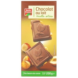 [19863] BAR OF HAZELNUT MILK CHOCO.200G BF