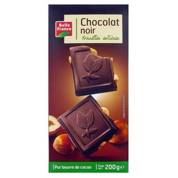 [19864] BAR OF HAZELNUT DARK CHOCO.200G BF