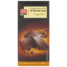 [04871] BAR W 72% OF DARK CHOCOLATE + CHIPS BF  100G