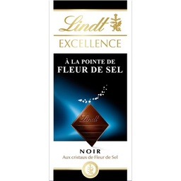 [54539] Lindt Tablette de chocolat EXCELLENCE Noir Fleur de Sel 100g