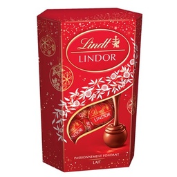 [06508] Lindt Cornet de chocolats LINDOR Lait 200g