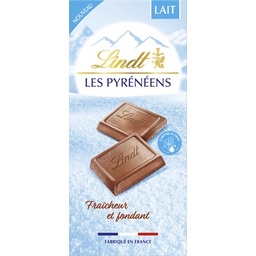 [33246] LINDT Tablette de chocolat LES PYRENEENS Lait 150g