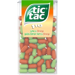 [05563] Bonbons Tic Tac x110 pastilles ORANGE & CITRON VERT - 54g