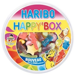 [19728] Bonbons assortiments HARIBO Happy box boite 600g