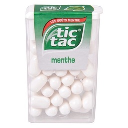 [37488] BONBONS TIC TAC GOÛT MENTHE 18G