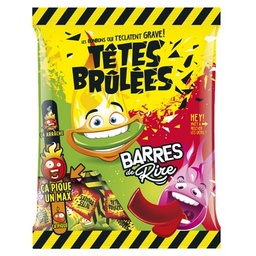 [64762] ST 200G BARRES DE RIRE TETES BRULEES