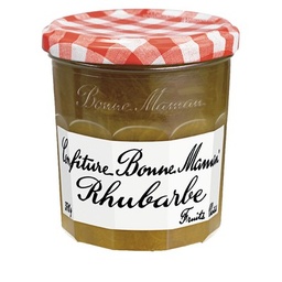 [55738] Confiture Bonne Maman Rhubarbe 370g