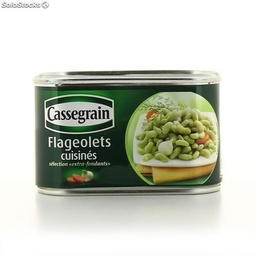 [11055] 1X2 CANNED GARNISHED X.F. LIMA BEANS CASSEG