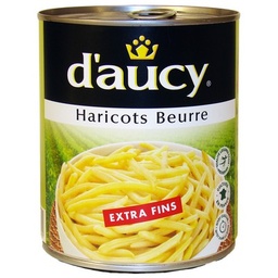[12952] 440g HARICOTS BEURRE EXTRA FINS D AUCY