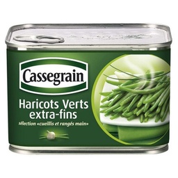 [11245] Haricots verts Extra fins Cassegrain 390g